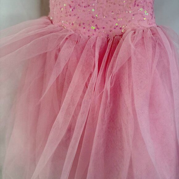 Pink Sequin Tutu Dress - Picture 6 of 6